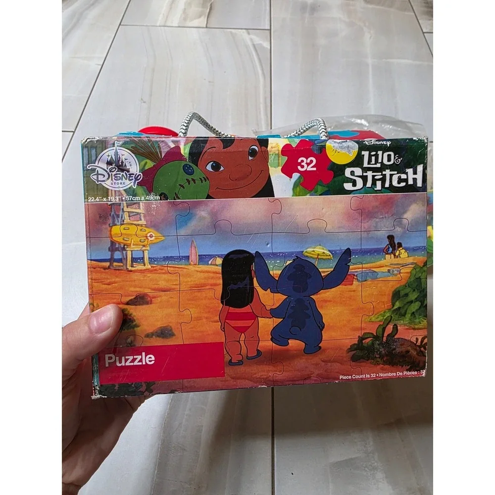 Disney Lilo & Stitch Puzzle Yahtzee To Go Mindfulness Dice Wooden‎ Puzzle Lot